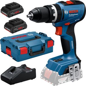Bosch Akku-Schlagbohrschrauber GSB 18V-65, 18V / 4,0Ah, 2x ProCore Akku, Ladegerät und Koffer