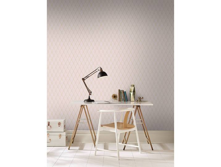 Papier peint intissé Bercy 52 x 1005 x 0cm Rose