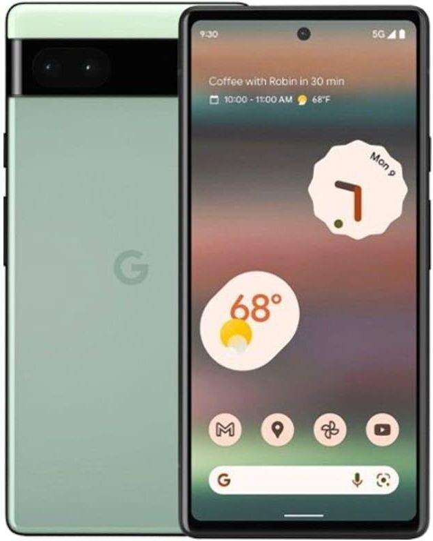 Google Pixel 6a 5G   128 GB   Dual-SIM   green - Refurbished
