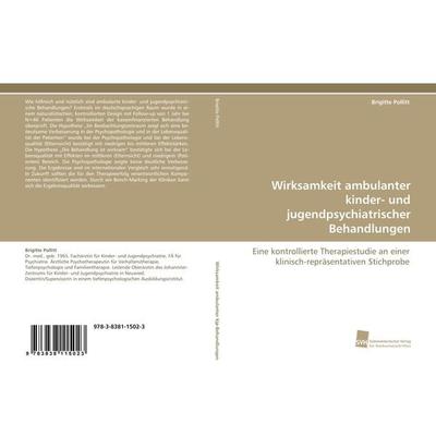 Wirksamkeit ambulanter kinder- und jugendpsychiatrischer Behandlungen, Taschenbuch von Brigitte Pollitt, Südwestdeutscher Verlag für