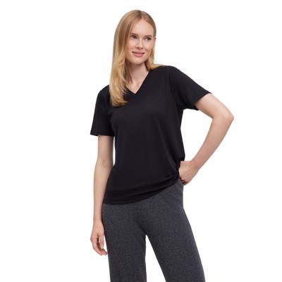T-Shirt, Damen, Gr. XS, schwarz (schwarz (3000)), Shirts T-Shirt