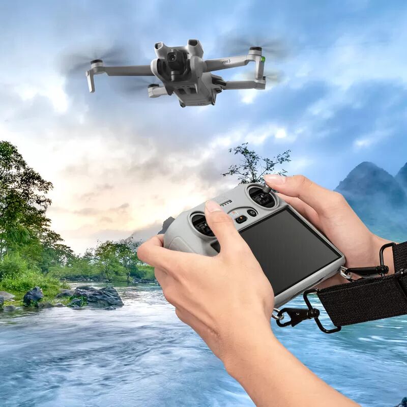 INF Housse de protection en silicone pour DJI Mini 3 Pro/Mini 3 RC - Conception antidérapante