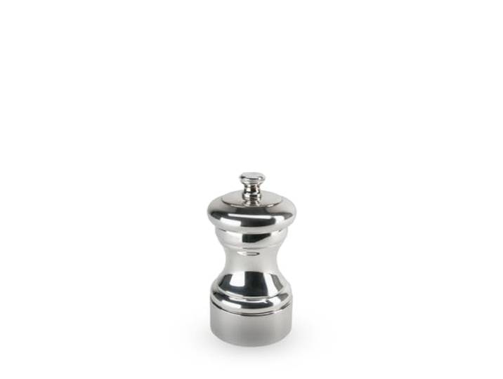 PEUGEOT - Pfeffermühle Mignonette 10 cm - Stahlmahlwerk - Klassische Mahlgradeinstellung - Versilberter Edelstahl