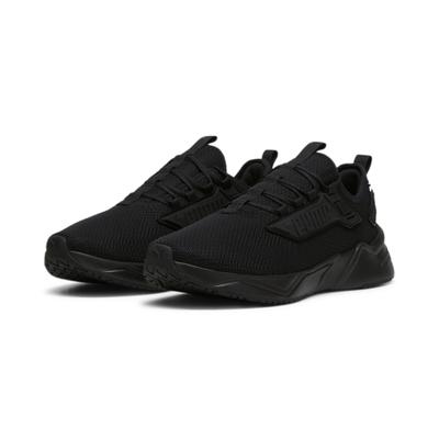 Trainingsschuh PUMA "Retaliate 3 Laufschuhe Erwachsene", Damen, Gr. 37,5, schwarz, Obermaterial: Textil, Synthetik. Futter: Textil. Innensohle: Textil. Laufsohle: Synthetik, Gummi, Schuhe