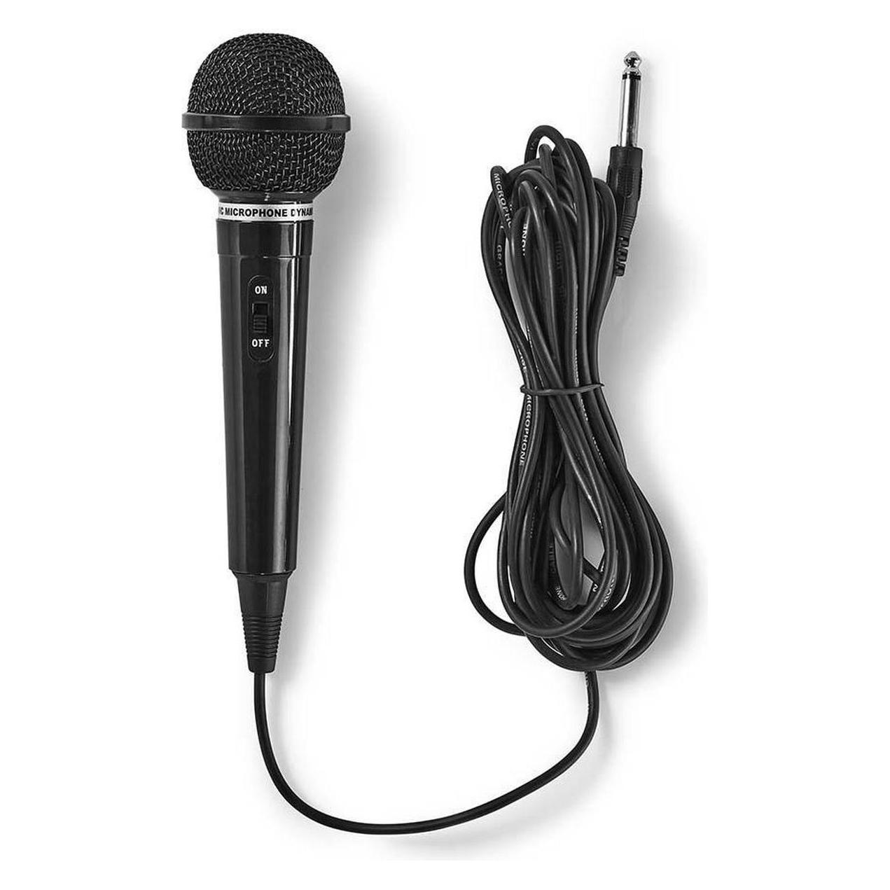 Nedis MPWD01 Karaoke-Mikrofon - schwarz (MPWD01BK)