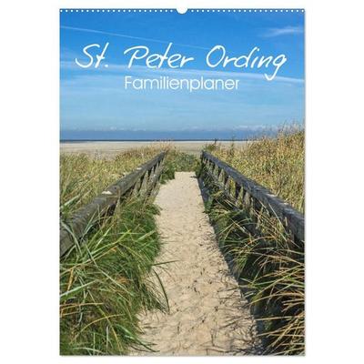 St. Peter Ording Familienplaner (Wandkalender 2027 DIN A2 hoch), CALVENDO Monatskalender