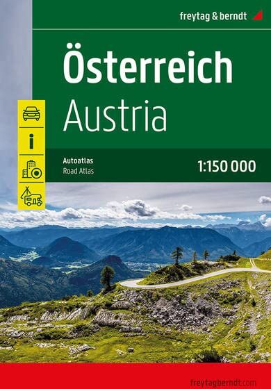 freytag & berndt - Österreich Supertouring, Autoatlas 1:150.000, freytag & berndt (freytag & berndt Autoatlanten) - Preis vom 09.10.2026 07:28:09 h