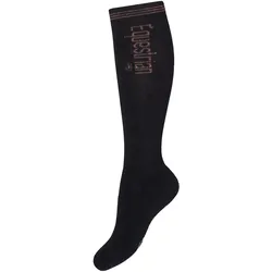 Horka, Unisex, Sportsocken, Equestrian Pro (x3) (M), Schwarz, Pink