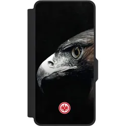 Nivocase Klapphülle für Samsung Galaxy S26+ Handyhülle aus Kunst Leder NIVOflip schwarz Europameisterschaft (Samsung Galaxy S26+), Smartphone Hülle, Schwarz