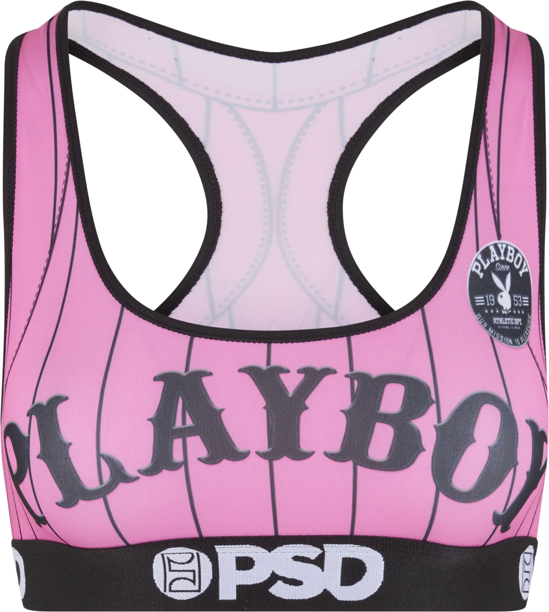 Sport-BH PSD "PSD PB PLAY BALL SB", Damen, Gr. M, Cup 0, pink (multi color), 88% Polyester, 12% Elasthan, BHs Sport-BH