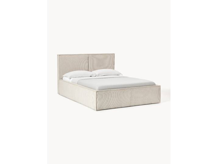 Cord-Polsterbett Dream mit Stauraum