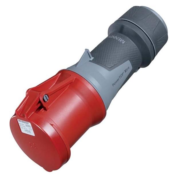 Mennekes MEN 14106 PowerTOP Xtra 63A 4P 6H 400V IP44 CEE Kupplung (IEC 60309) (14106)