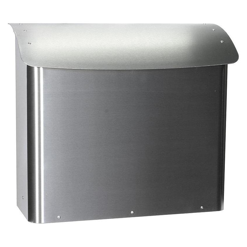ReinigungsBerater Wandbriefkasten, 41,5 cm Edelstahl Feuergeprüfter Briefkasten aus Metall (21090)