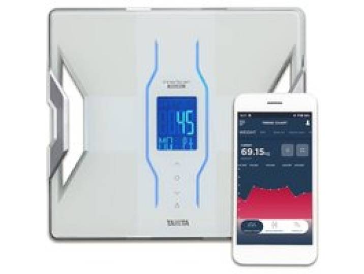 Balance connectée danalyse corporelle - TANITA - RD-953 - qualité musculaire double fréquence - Blanc