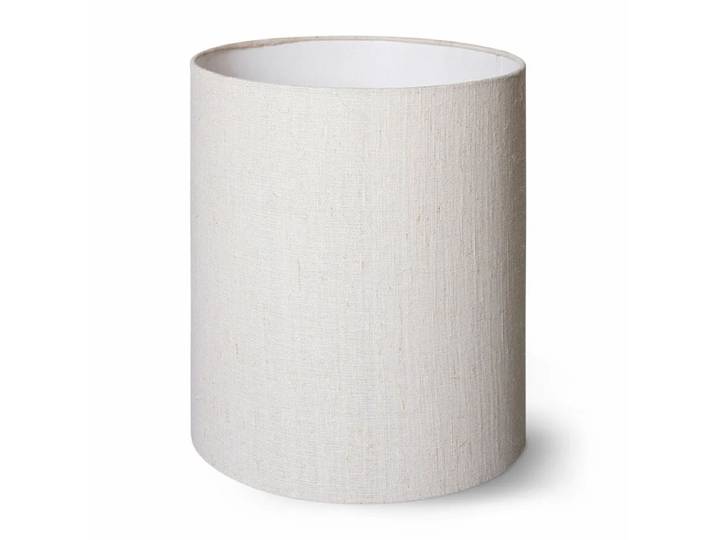 HKliving - Zylinder Lampenschirm aus Leinen, Ø 30 cm, natur