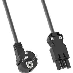 Bachmann Gerätezuleitung GST18 3,0m Winkelstecker/GST18 halogenfrei schwarz 375.045