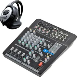 Samson Mixpad MXP124FX USB Mischpult mit Kopfhörer (Studio- und Livemixer), Mischpult