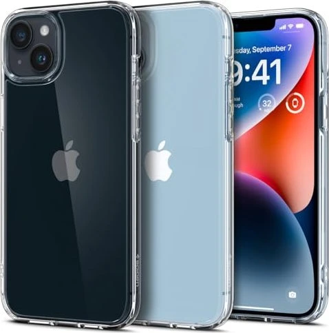 Spigen Ultra Hybrid Crystal Clear Cover für das iPhone 14