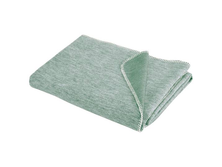 Bio:Vio Plaid, Dunkelgrün, Textil, Streifen, 140x200 cm, Textiles Vertrauen - Oeko-Tex®, Gots, Made in Germany, DIN EN ISO 9001, Oeko-Tex® Standard 100, Oeko-Tex® Made IN Green, Kettelrand, Heimtextilien, Wohntextilien, Decken, Plaids