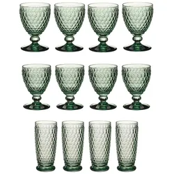 Villeroy & Boch Wein- & Longdrinkgläser Boston Coloured, Trinkgläser, Grün