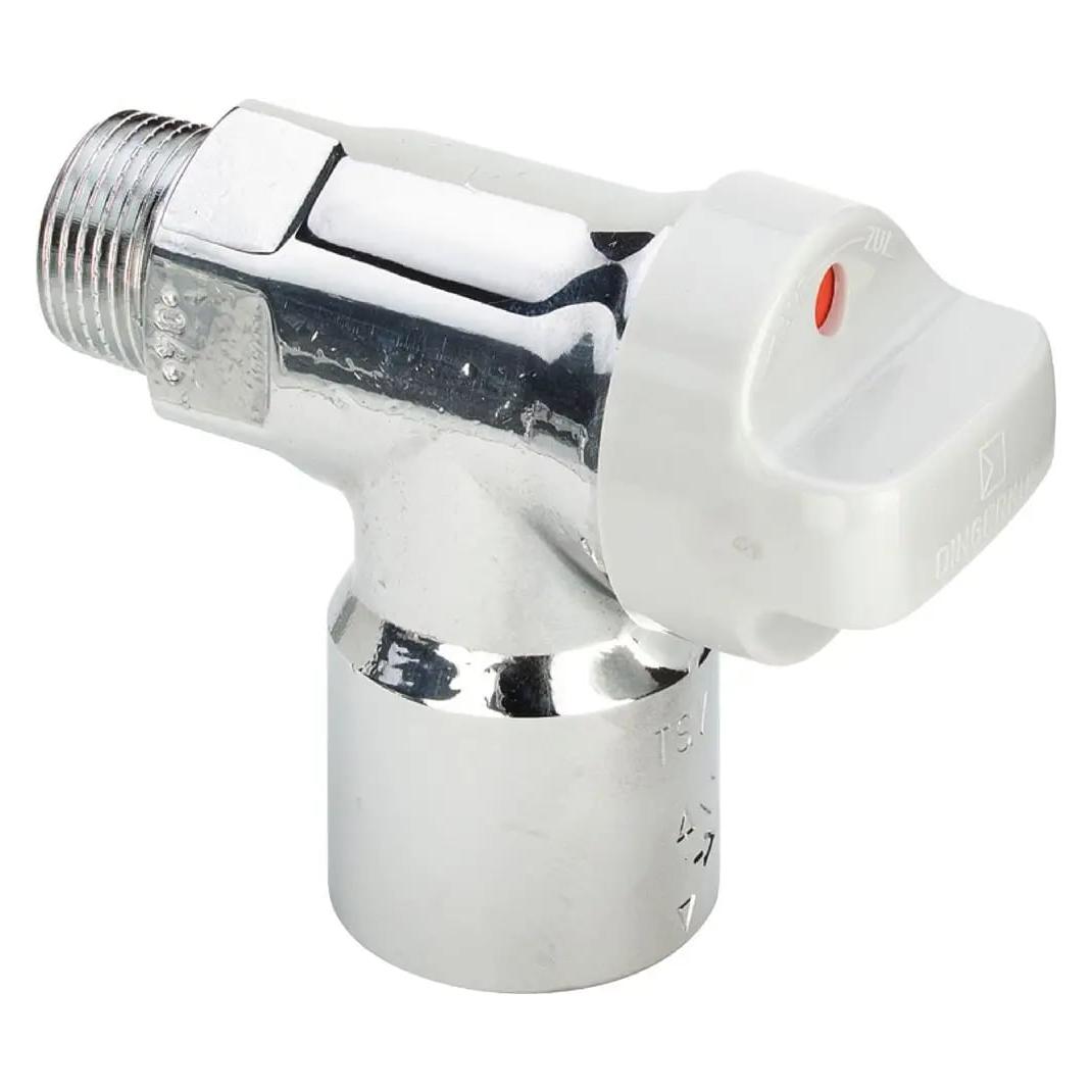 Viega Gas-Steckdose G2019T R 1/2, Messing verchromt, mit TAE (525767)