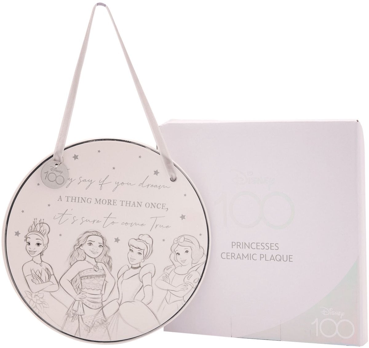Disney 100 Keramische Plaquette Prinsessen