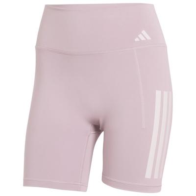 adidas - Women's Optime 3-Stripes Short Leggings - Leggings Gr L - Length: 5'' lila/rosa