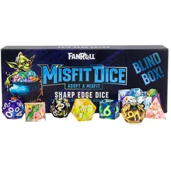 FanRoll Misfit Adopt a Misfit Würfel Set Blind Box Sharp Edge Dice Sortiment (12)
