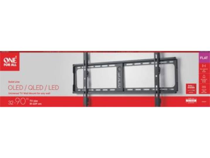 One For All - Support Mural Tv Tv Solid Inclinable 32''-90'' Vesa 600