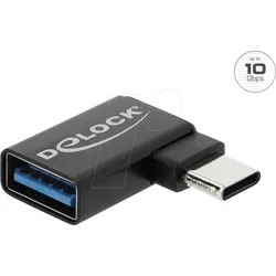 DELOCK 67427 - Adapter USB 10 Gbps C-Stecker > A-Buchse, links gewinkelt