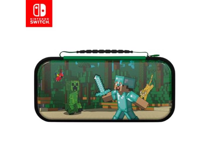 PDP Nintendo Switch Travel Case – MINECRAFT FOREST BATTLE