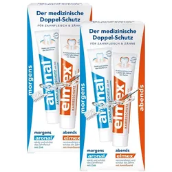 Doppelpack Aronal/elmex Doppelschutz 2X75 ml