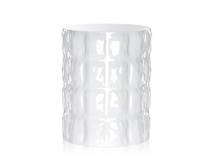 KARTELL vase MATELASSÈ (Blanc - Teinté dans la masse PMMA)