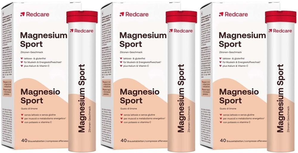 Redcare von Shop Apotheke Redcare Magnesium Sport x3 3x40 St Brausetabletten