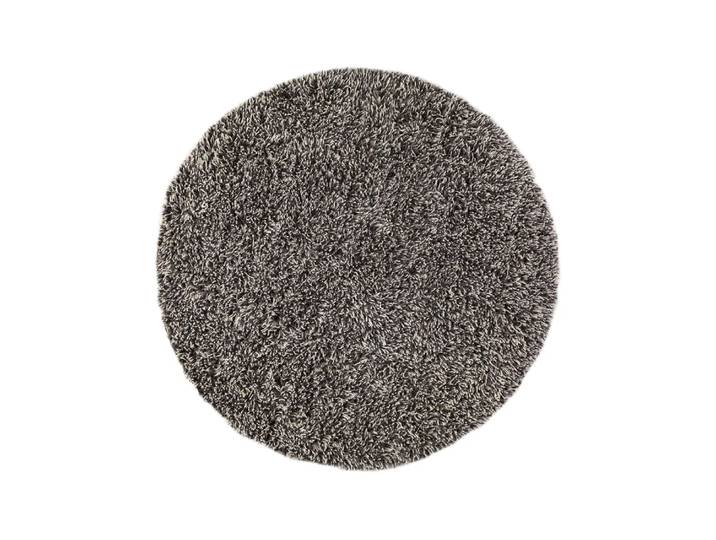 Kateha Tapis Shaggy rond white/charcoal, 220 cm