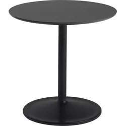 Soft Beistelltisch 48 x 48 cm schwarz laminiert