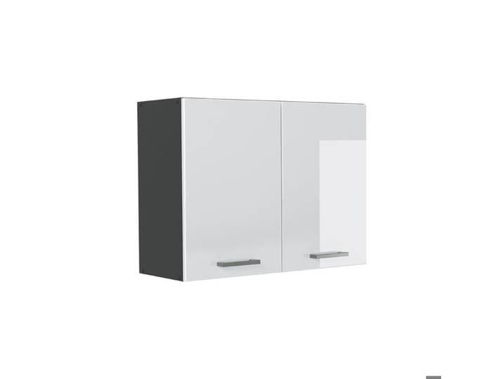 Armoire en verre R-Line 80cm Blanc Haute brillance/Anthracite Vicco 71471