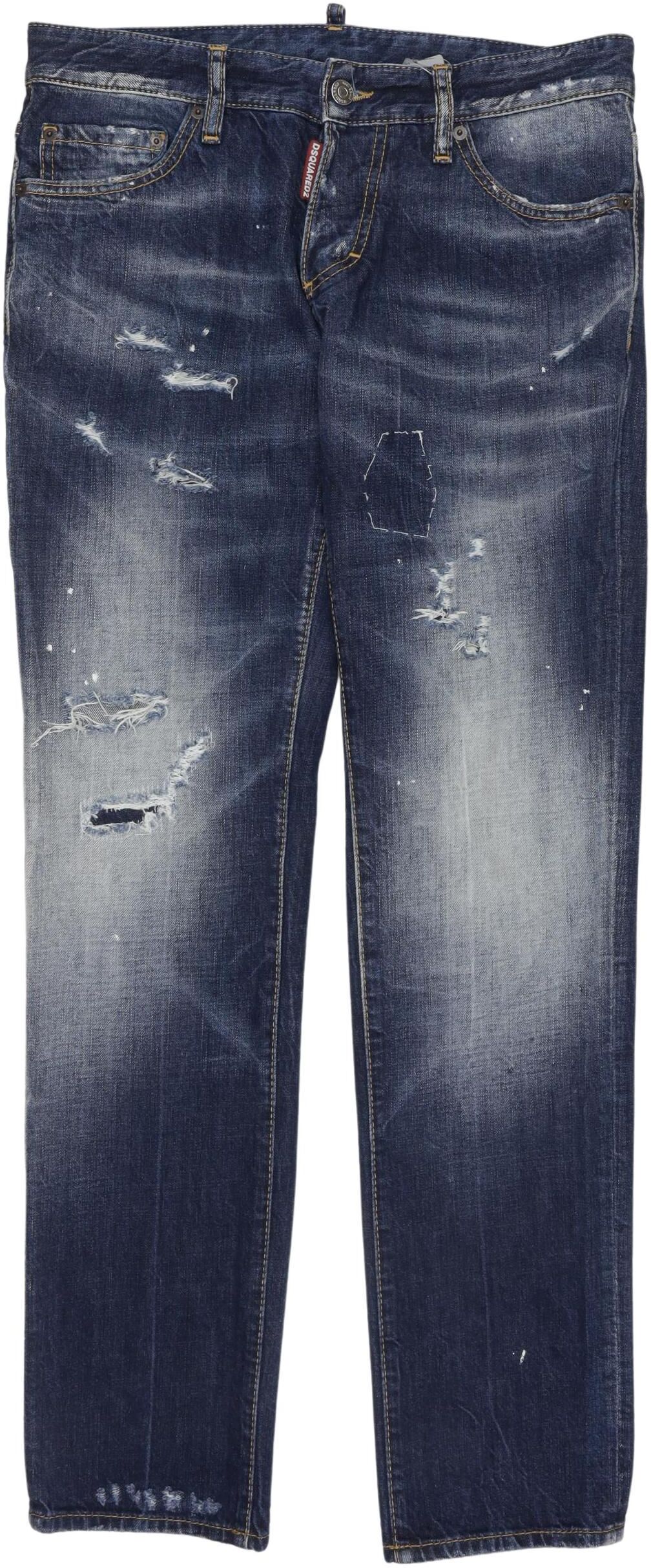 Dsquared2 Herren Jeans, Blau, Gr. EU 44, Baumwolle - Second Hand