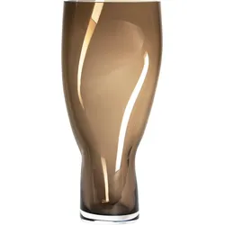 Squeeze Gebogene Vase 34 cm braun