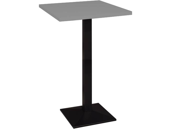 Mäusbacher Big Bistro Metall Quadrat-Säulengestell, eckige Platte BHT 70x105x70 cm