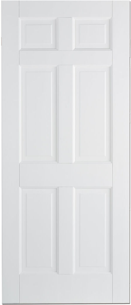 LPD Doors Regency 6P Primed White Internal Door White 198.1 cm H x 61 cm W x 3.5 cm D