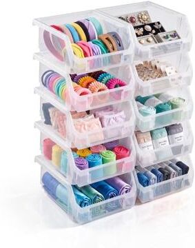 Sorbus Open Front Stackable Clothing Storage Bin – Closet & Wardrobe Organizer