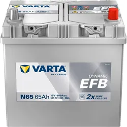 VARTA N65 Blue Dynamic EFB 65Ah 650A Autobatterie Start-Stop 565 501 065