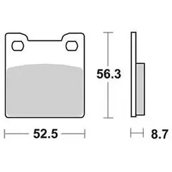 TRW Bremsbelag MCB 678 mit Zulassung