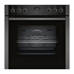 E1ACE2AG4 Einbau-Herd kochfeldgebunden 60cm GraphiteGrey EasyClean LCD-Display 7Heizarten