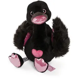 NICI Kuscheltier Schwarzer Love Schwan GREEN, 50 cm