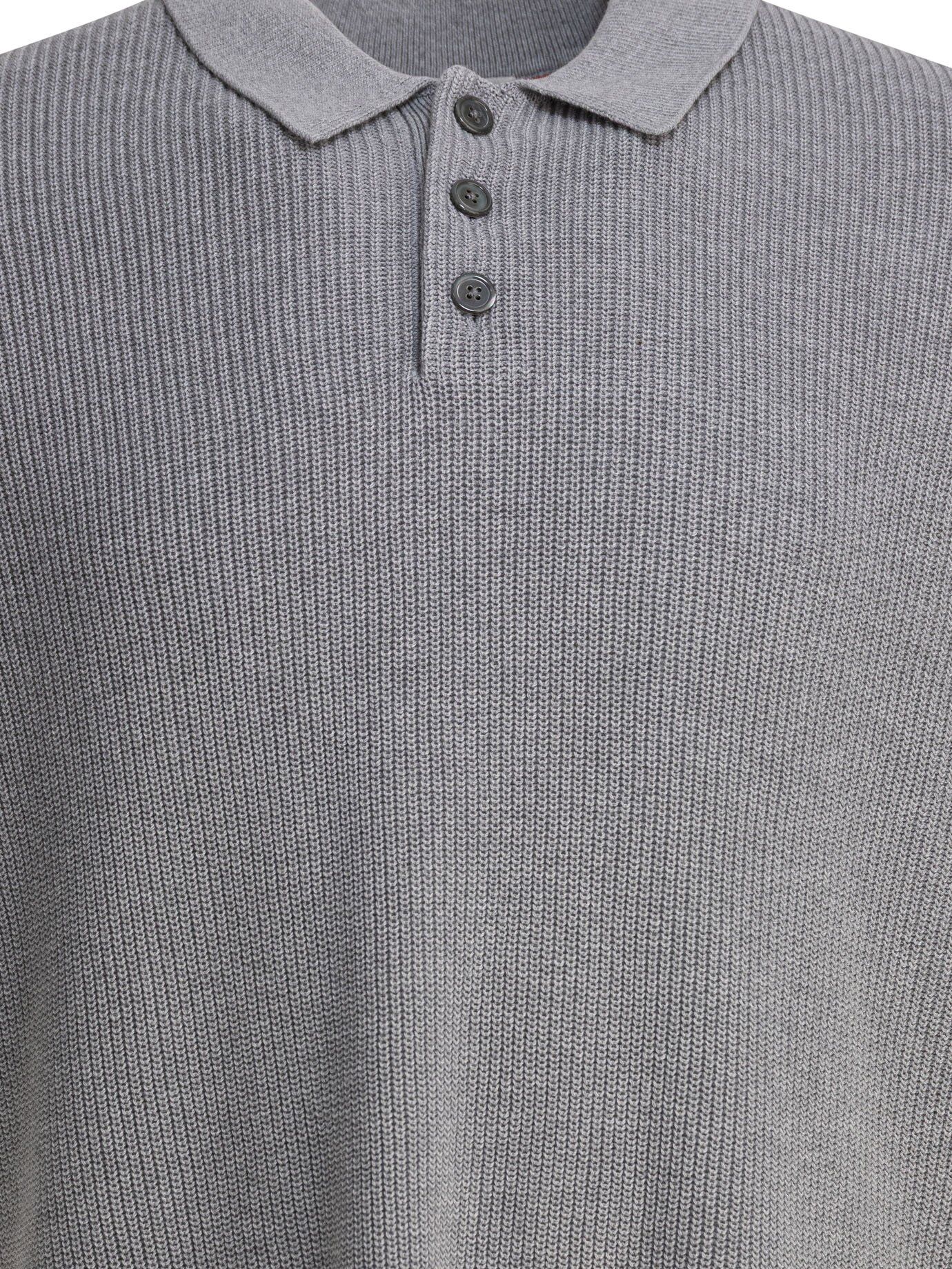 Alex Mill polo Eastwood homme gris en coton biologique et lin Gris XL