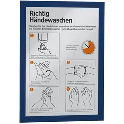 DURABLE DURAFRAME Magnetrahmen selbstklebend blau - 2 Stück