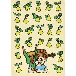 Muurla Küchentuch 50 x 70 cm Pippi Langstrumpf Früchte