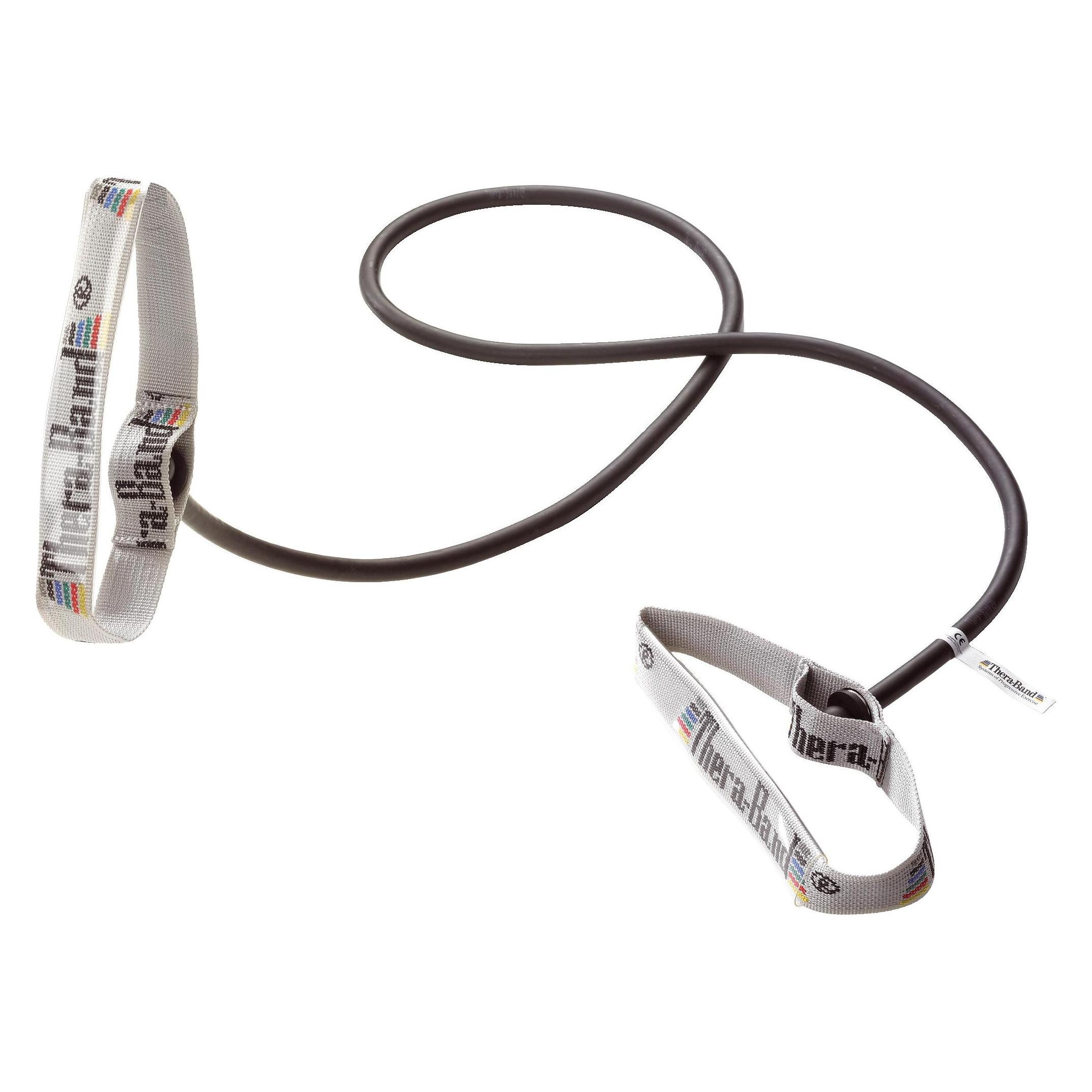 TheraBand Fitness-Tube Bodytrainer mit Griffen (1.40 m, Stark) (21745)